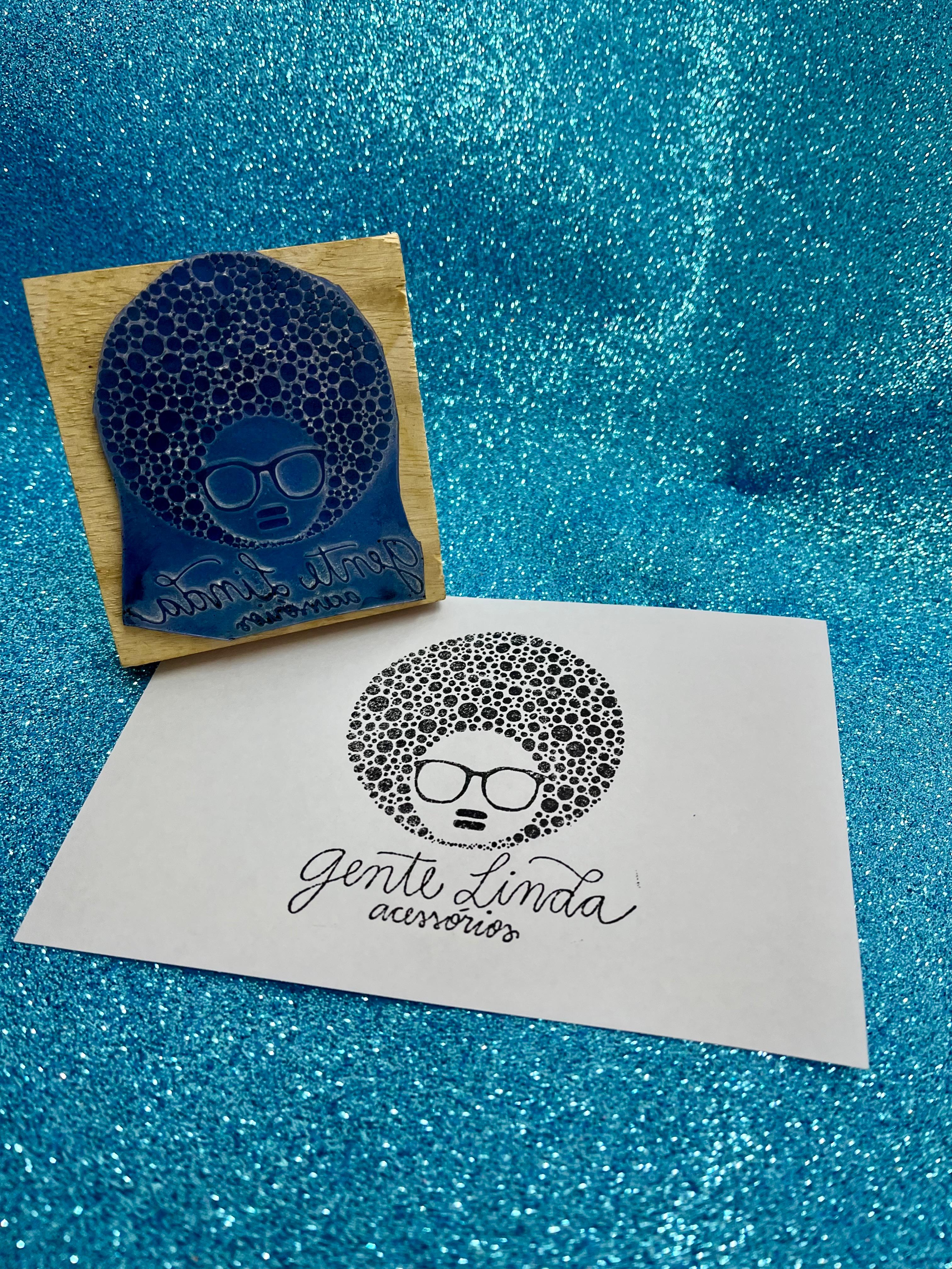 Modelo de carimbo personalizado